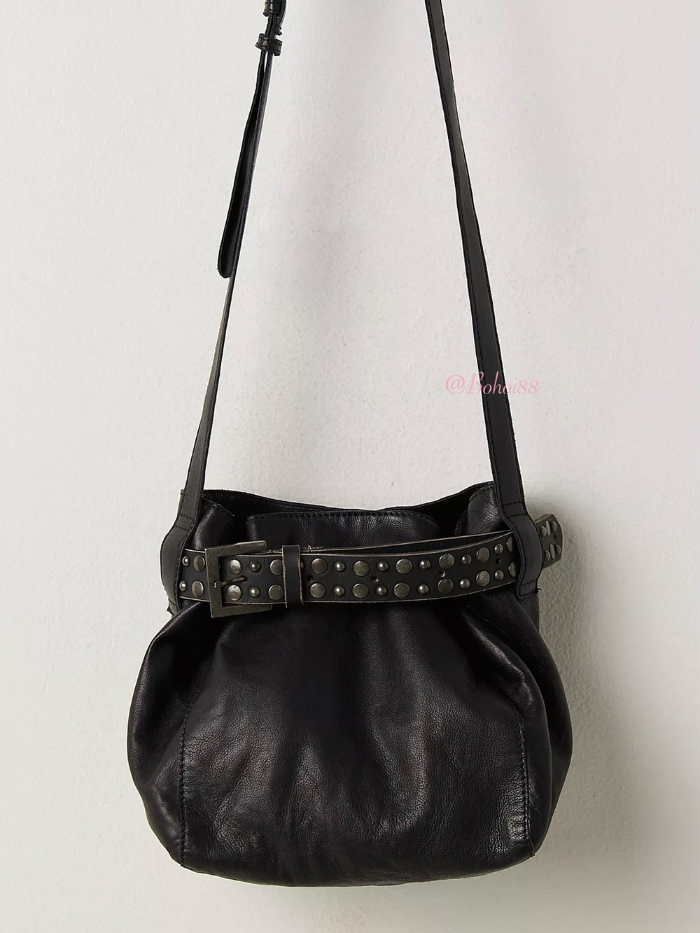 NWT Free People Embellished Belt Bucket Bag